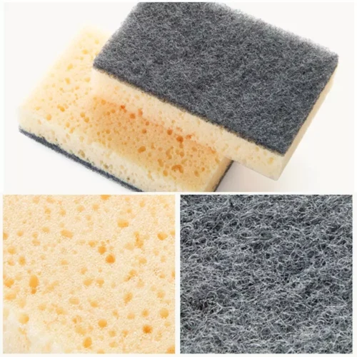 Kitchen Non-Scratch Dish Sponge Biodegradable Scrubbing --us Sponges O1H3 6