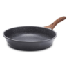 SENSARTE Nonstick Frying Pan Skillet, Swiss Granite Coating Omelette Pan, Healthy Stone Cookware Chef's Pan Gray