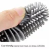 Silicone Bottle Brush Cup Scrubber Glass Cleaner Kitchen Cleaning Tool 9