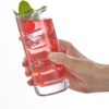 JoyJolt Faye 13oz Highball Glasses, 6pc Tall Glass Sets. Lead-Free Crystal Drinking Glasses. Water Glasses, Mojito Glass Cups, Tom Collins Bar Glassware, and Mixed Drink Cocktail Glass Set
