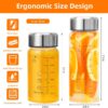 Product Description Stylish, Economical, Safe Beverage Bottles for Use at Home or On the Go glass water bottles Thousands of our customers have come to love their Mymanjerfu glass bottles, and it's all for a good reason. Not only are these bottles stylish and beautiful to look at, they are also tough, durable, chemical free, safe and convenient to use. Try them and you will love them! Tough and Durable, Healthy and Reusable, Leak-free experience juice bottles Mymanjerfu Glass Water Bottles are durable, ultra-clear soda lime glass,100%food safe, odor-free, and chemical-free. The silicone O-ring caps prevent leaks and keep beverages fresh. Reusable and easy to carry, they ensure the purest taste for any stored liquid. For Use at Home or On the Go…… glass bottles with lids Stylish, Classic Look Your freshly squeezed juices look beautiful on your table & in your fridge in these classy air-tight bottles. The slim design gives the bottles a stylish, classic look, no matter where and how you use it. glass juice bottles with lids SLENDER DESIGN Space saving with a lean design, each bottle fits easily in refrigerators & cup holders, Fits perfectly in lunch totes and backpacks juicing bottles reusable glass glass bottle glass drinking bottles with lids Enjoy the Purest Taste, Everytime Unlike cheap plastic water bottles that leech chemicals and odors, Mymanjerfu Glass Water Bottles are food safe and completely free of lead, cadmium, BPA & phthalates. They are perfect for storing juices and other liquids for cooking, allowing you to prepare, and conveniently store for later use. Use these bottles to as safe and convenient refrigerator organization for your drinks/juices/sauces, or take them with you to the gym, office, outdoor picnic, or wherever life takes you.